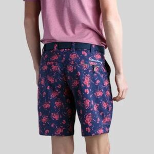 William Murray Golf Shorts NWT Blue Floral Size 38